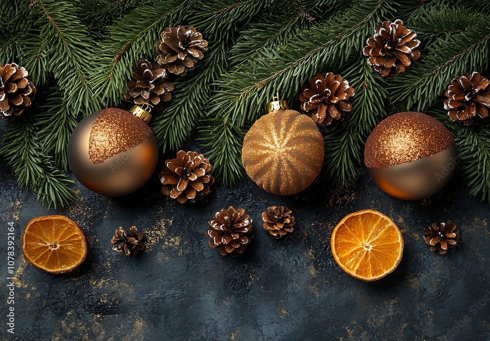 Ornaments and Pine Cones Ornaments and Pine Cones