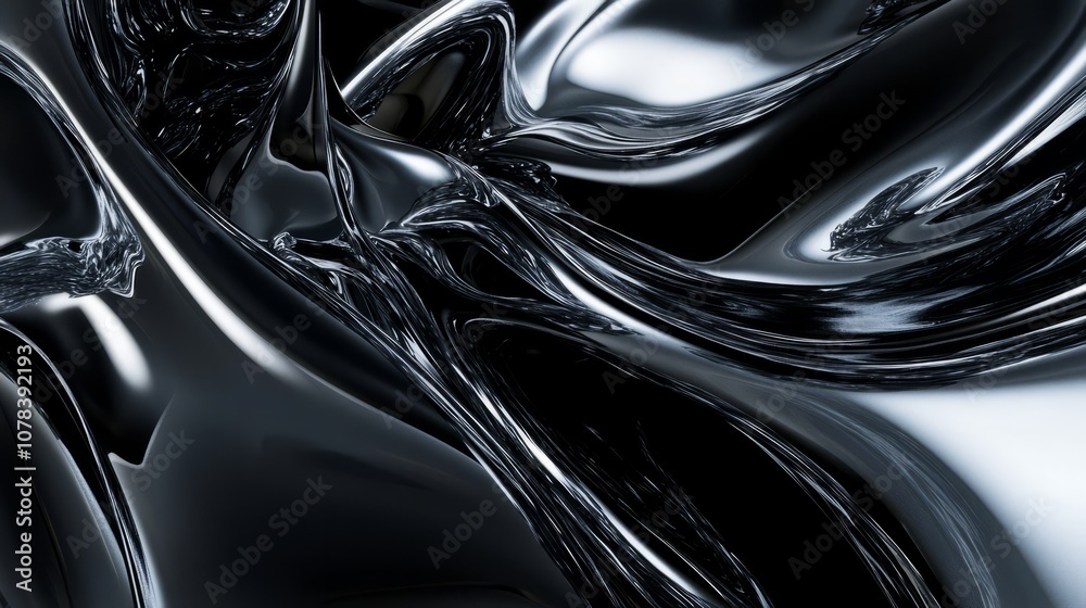 3d vibrant metallic wavy abstract background 3d vibrant metallic wavy abstract background