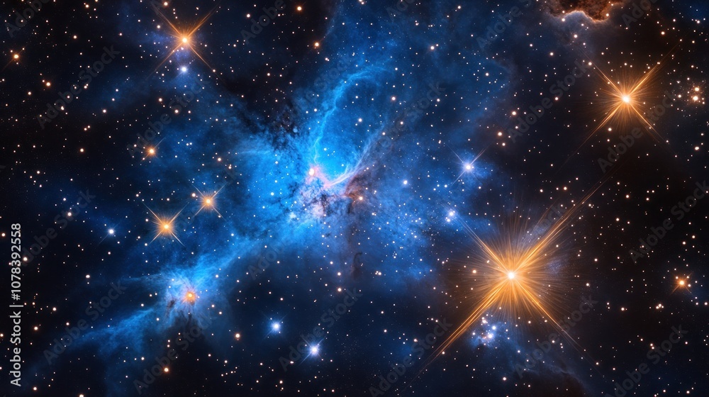 Night sky featuring scattered stars of varying brightness, creating a serene, expansive view of the celestial landscape. Night sky featuring scattered stars of varying brightness, creating a serene, expansive view of the celestial landscape.