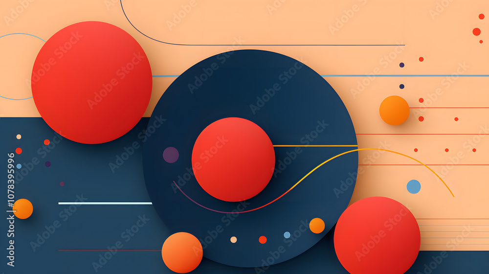 Vibrant Abstract Circles Design with Soft Gradient Colors Vibrant Abstract Circles Design with Soft Gradient Colors
