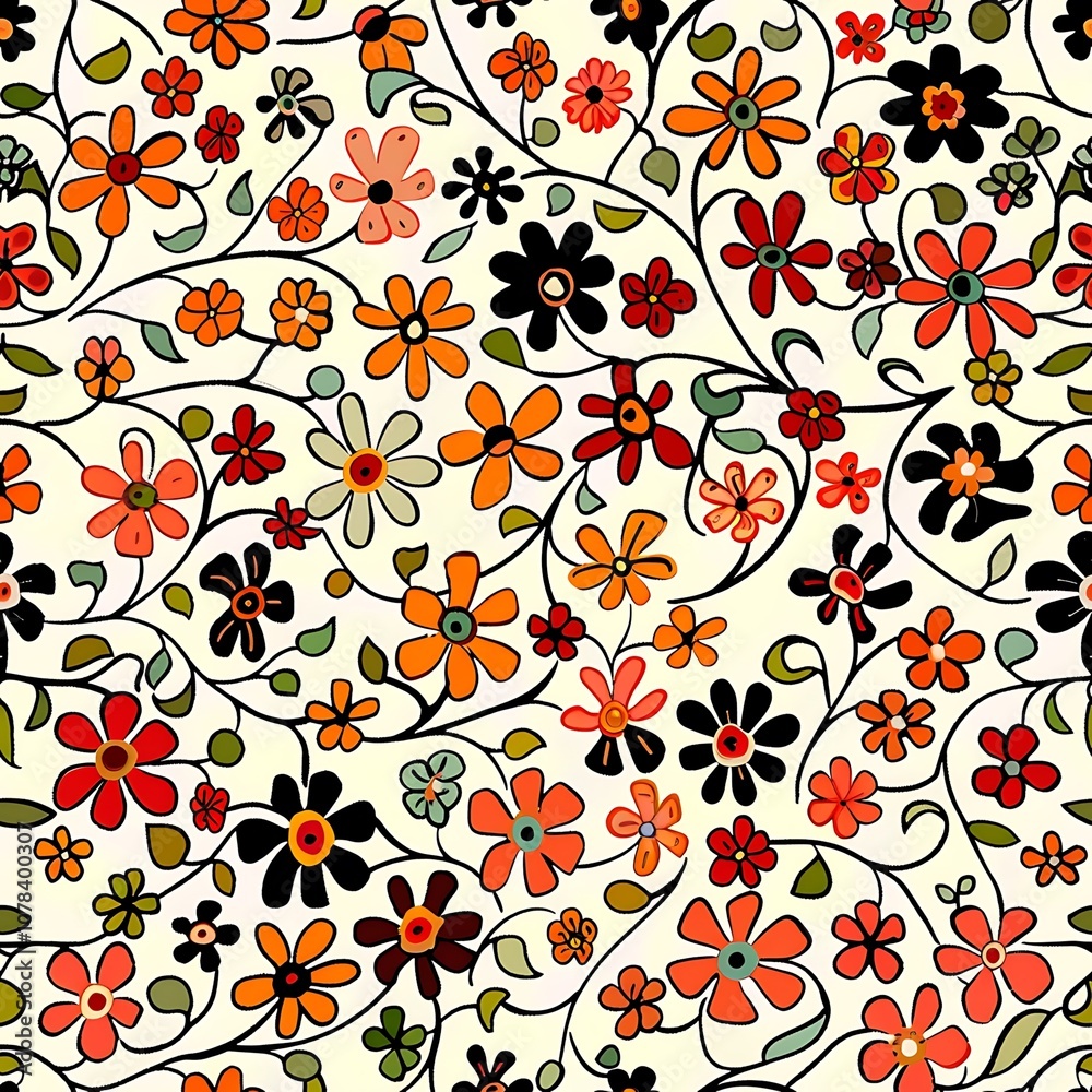 Elegant Floral Patterns for Backgrounds and Textiles in Various Textures and Colors Elegant Floral Patterns for Backgrounds and Textiles in Various Textures and Colors