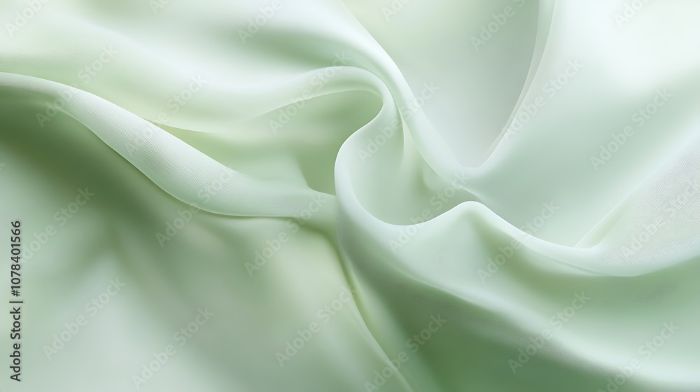 Obraz premium Light greenish gray background with a soft touch of color