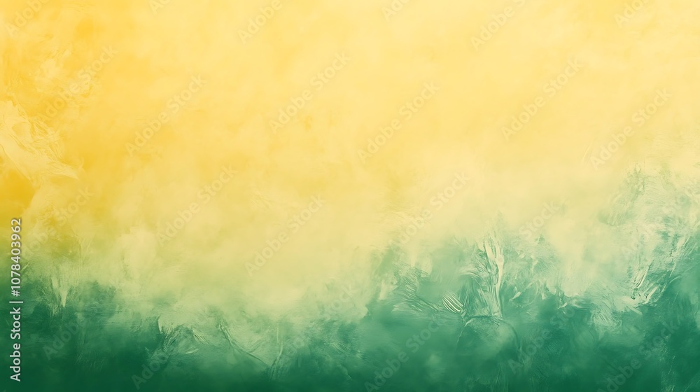 Fototapeta premium Pale green and yellow gradient texture for fresh, calming backgrounds