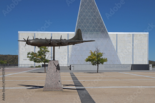 Historical airplanes  that symbolize stories of  the service and sacrifice of generations of American Airmen. Located on The Honor Court, U.S. Air Force Academy just north of Colorado Springs.
