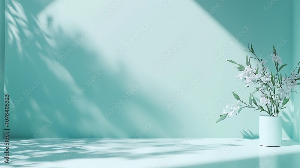 Light teal gradient with soft texture for calm and cool backgrounds Light teal gradient with soft texture for calm and cool backgrounds