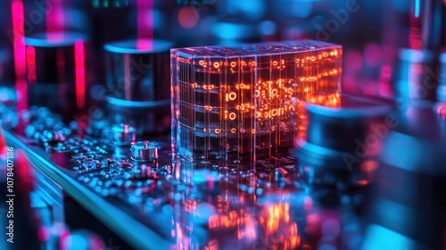 Quantum computing specialists applying advanced computation to large-scale data analysis photo