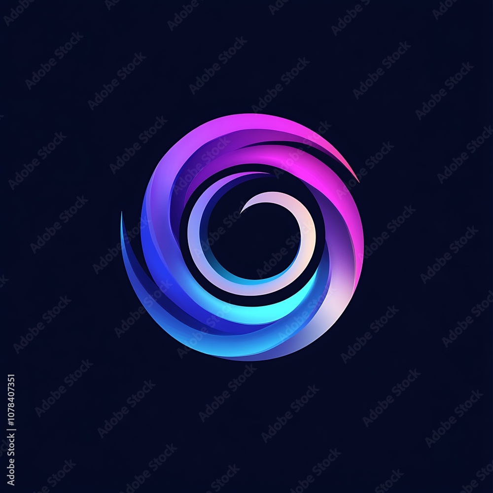 Modern abstract logo design ai generated Modern abstract logo design ai generated