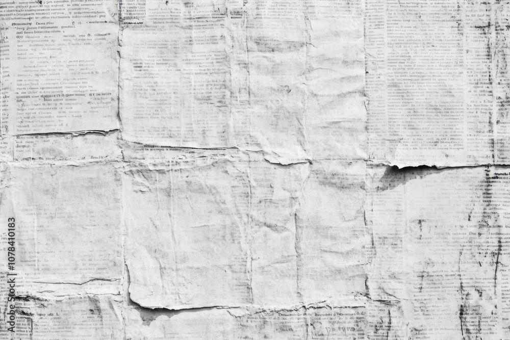 Obraz premium Background of textured white recycled craft paper featuring gray paper vintage pages and rough grunge art with blank space for text