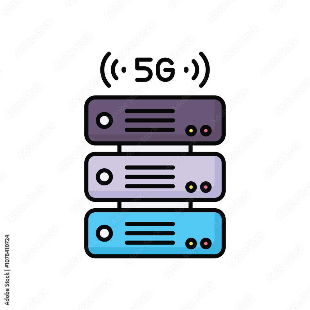Enhanced Bandwidth vector icon Enhanced Bandwidth vector icon