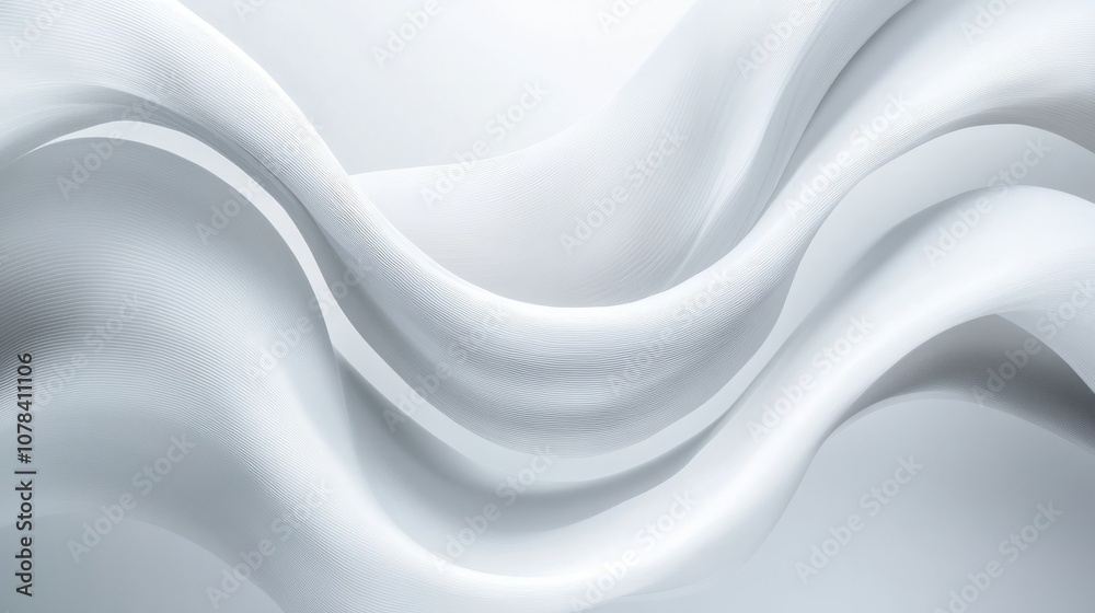 3d rendered abstract wavy white background 3d rendered abstract wavy white background
