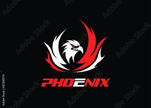 A Minimal Phoenix Logo Template