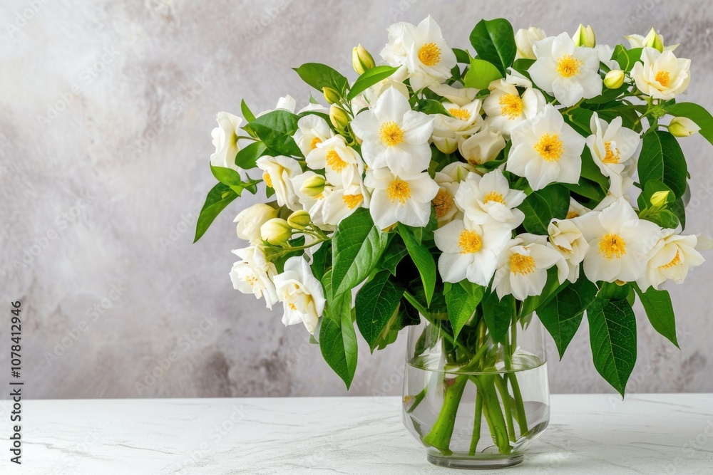 A vase filled with a beautiful arrangement of yellow and white flowers, making it an ideal gift or decoration for various occasions. A vase filled with a beautiful arrangement of yellow and white flowers, making it an ideal gift or decoration for various occasions.