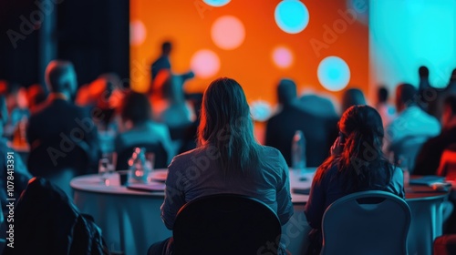 Professional gathering in a modern conference room