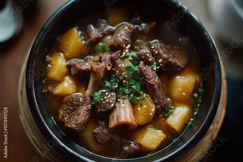 Beef bone soup from Korea