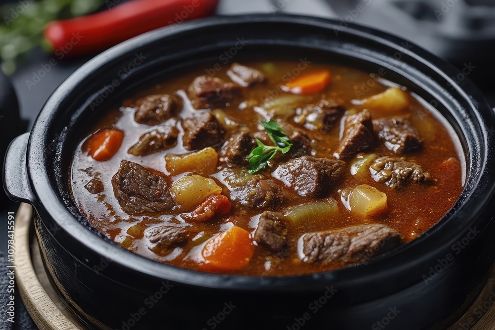 Beef soybean paste stew Beef soybean paste stew