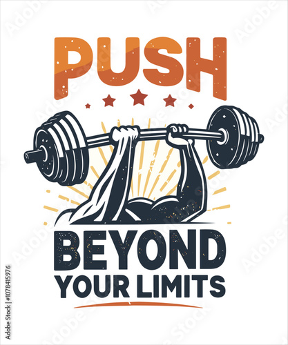Gym Lover Typography T-Shirts, print on demand