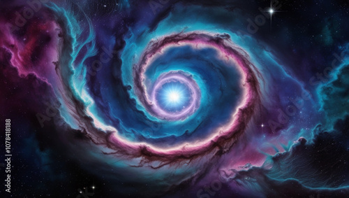 abstract background with spiral