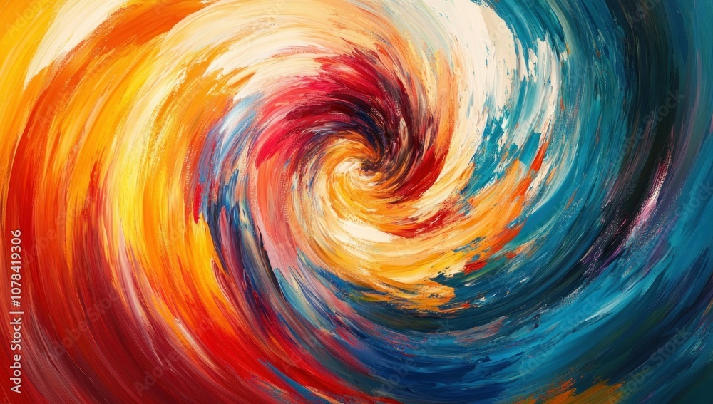 Abstract Swirl of Colors Abstract Swirl of Colors