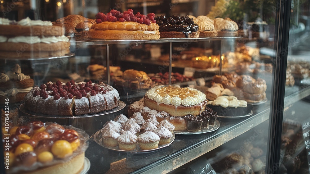 A Display of Delicious Pastries A Display of Delicious Pastries