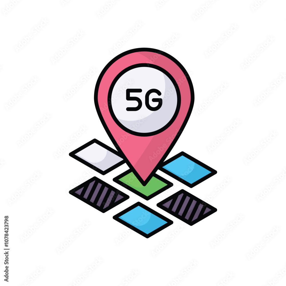5g Location vector icon 5g Location vector icon