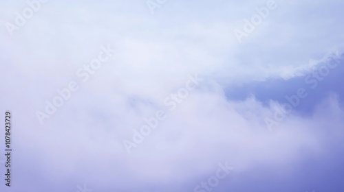 Soft pastel lavender-blue background with a calming feel