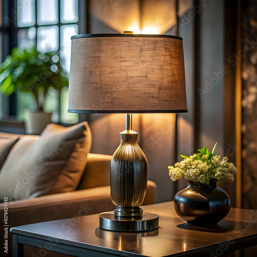 dark style lamp indoors