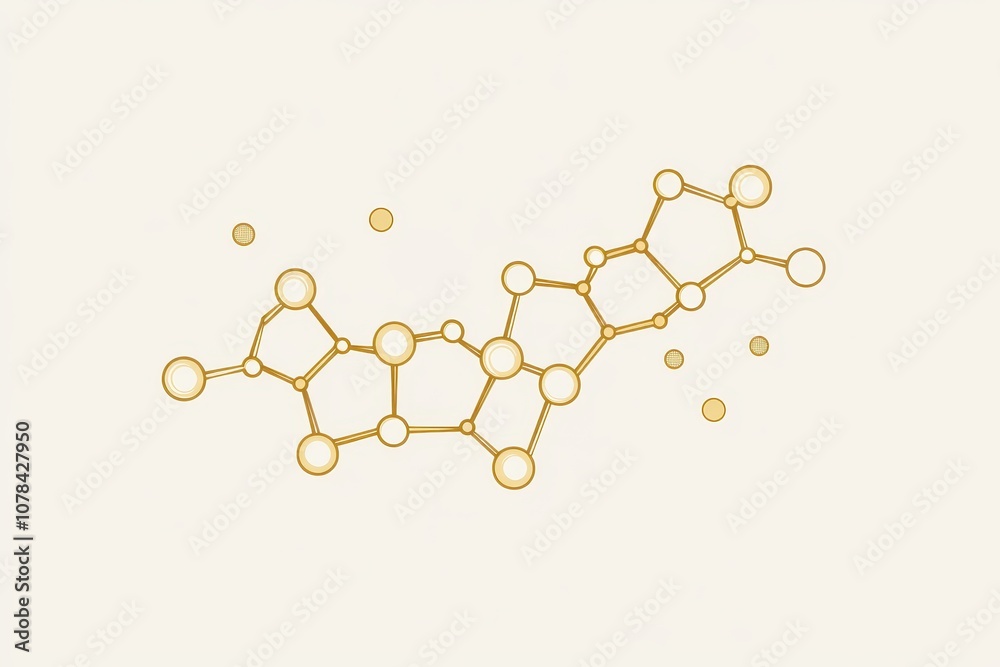 Collagen peptide outline emblem Collagen peptide outline emblem