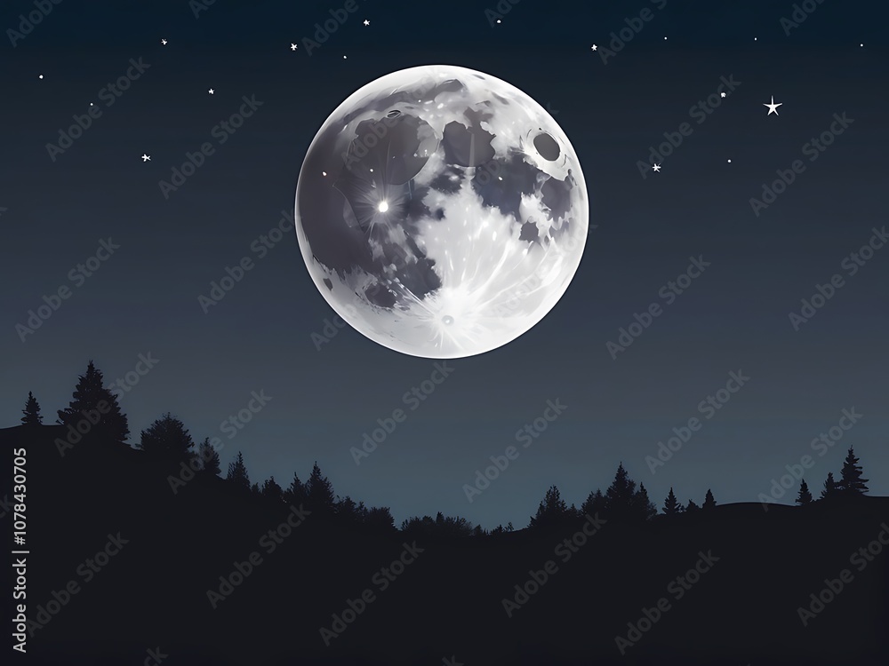 full moon over the mountains full moon over the mountains