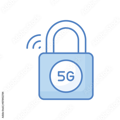 5g Security vector icon