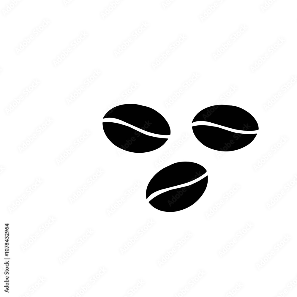 coffee beans silhouette coffee beans silhouette