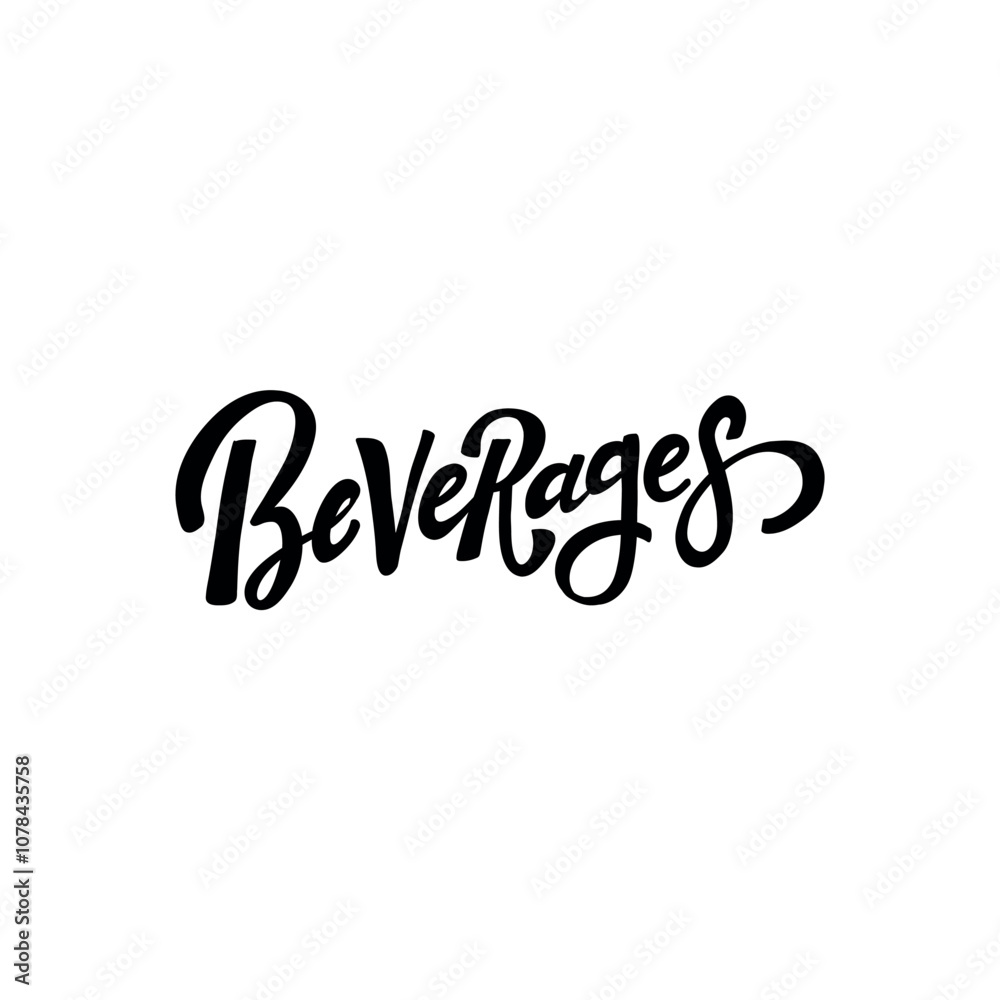 A stylish and modern hand-lettered word A stylish and modern hand-lettered word