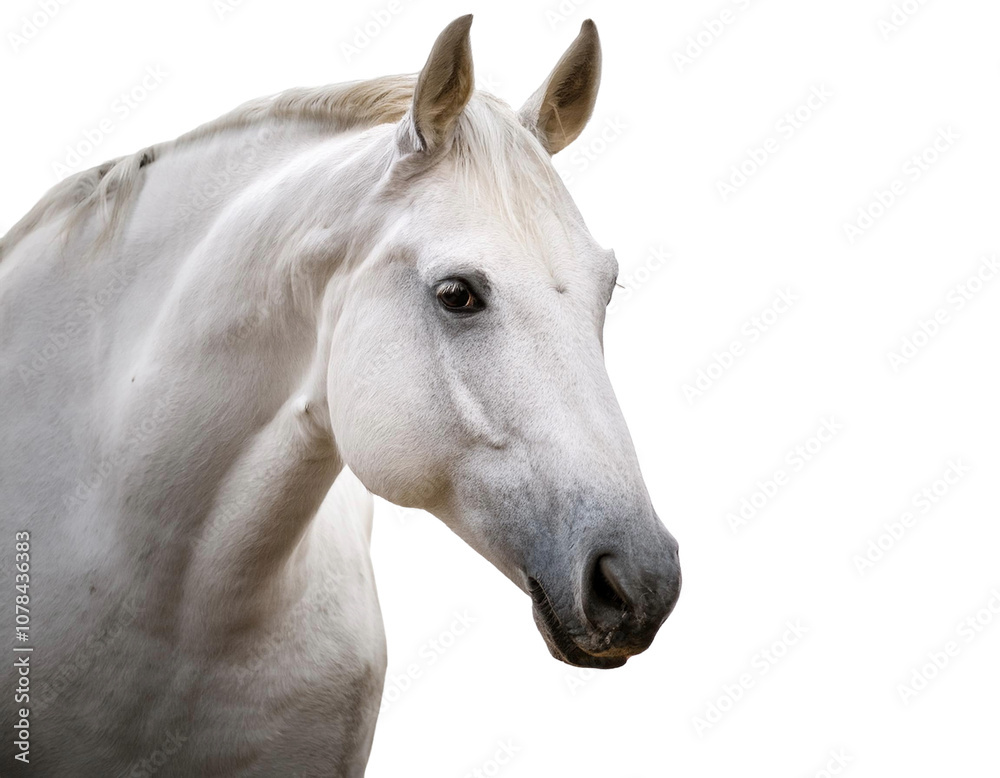 Weißes Pferd