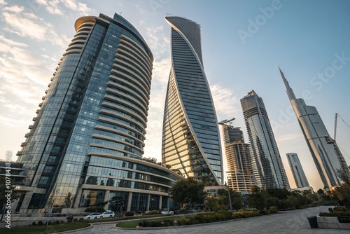 Captivating Architectural Photography: Embracing the Allure of Curves and Lines in Modern Design, Featuring Sensual Elements and Elegant Structures in Urban Landscapes