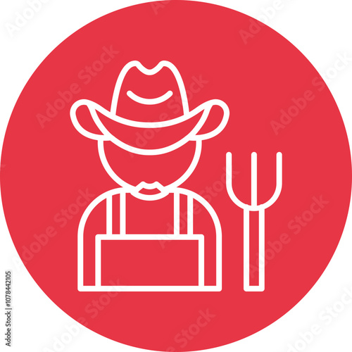 Rancher Icon line circle icon