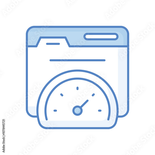 Speed Test vector icon