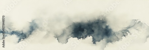 Serene Handcrafted Watercolor Background in Soft Natural Tones for Clean Design Aesthetics