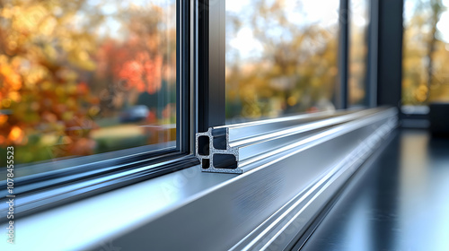 Window Frame 3D Render