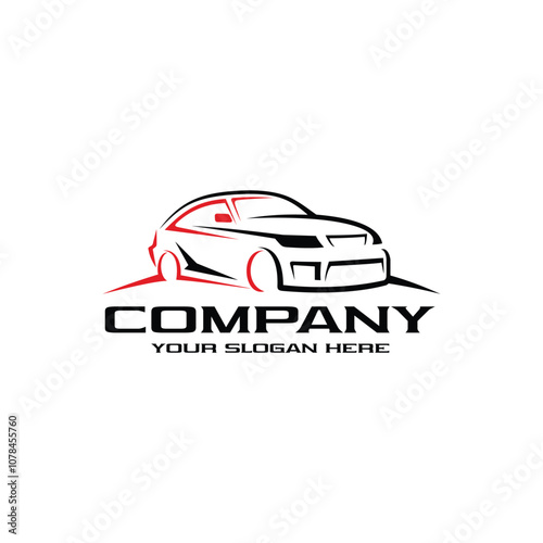 Car automotive logo template vector illustration