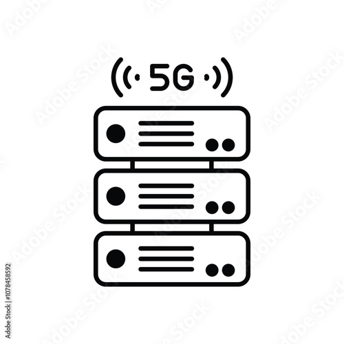 Enhanced Bandwidth vector icon