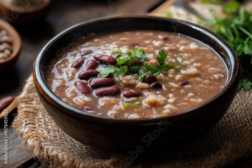 red bean porridge photo