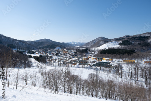 冬の北海道西興部村