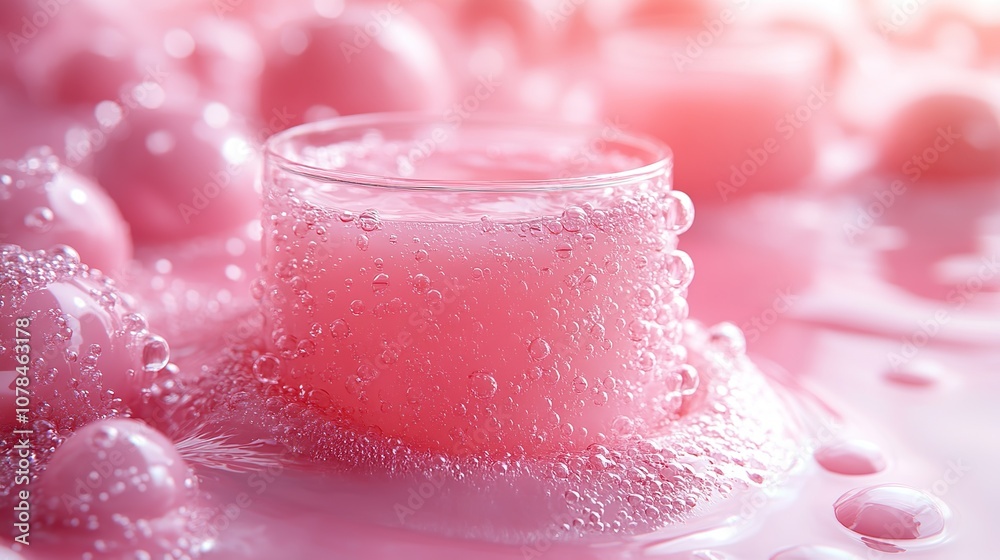 skin cell background with cosmetics concept 3d rendering skin cell background with cosmetics concept 3d rendering