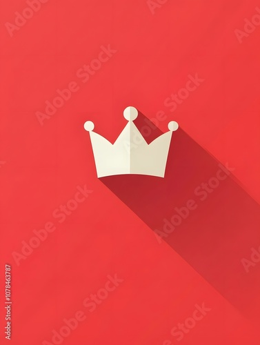 Royality Crown Minimalistic Simple Icon Logo symbol photo