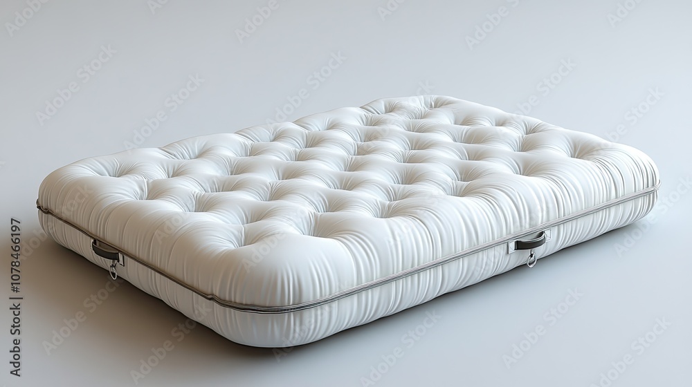 Fototapeta premium soft inflatable mattress 3d rendering