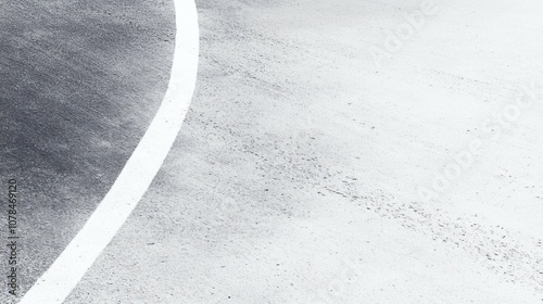 light gray asphalt texture, soft white lines, smooth surface, urban court feel, minimalistic background, outdoor basketball vibe