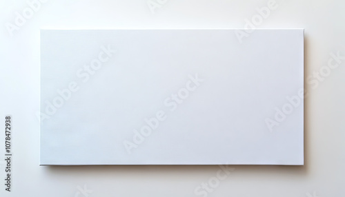 Empty white canvas with a subtle textured surface on a white background, ideal for art, creativity, or minimalist design concepts. 