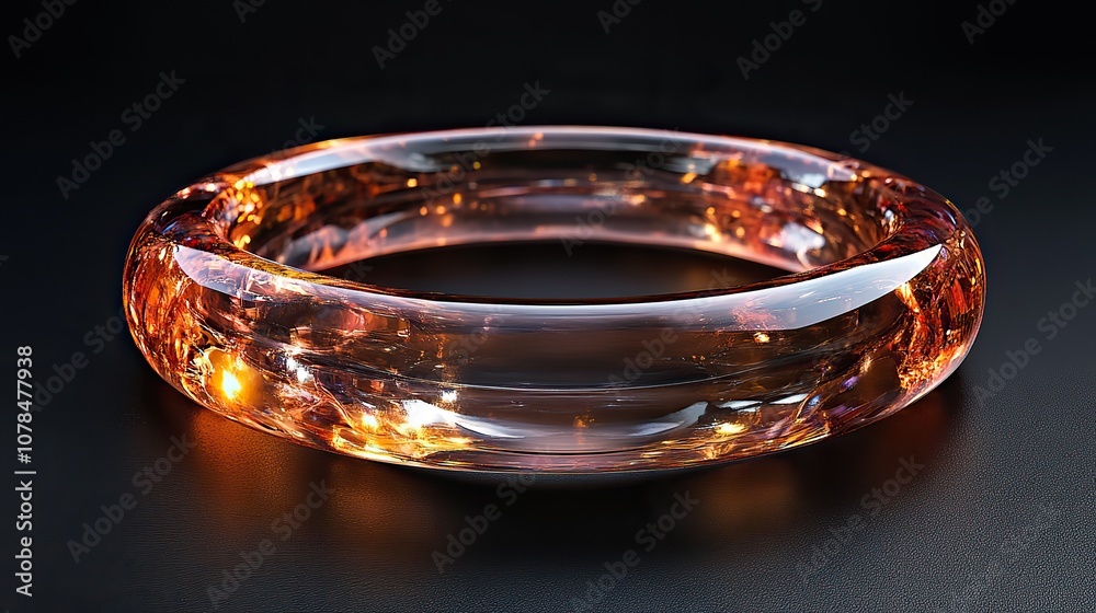 transparent ring glass background 3d rendering transparent ring glass background 3d rendering