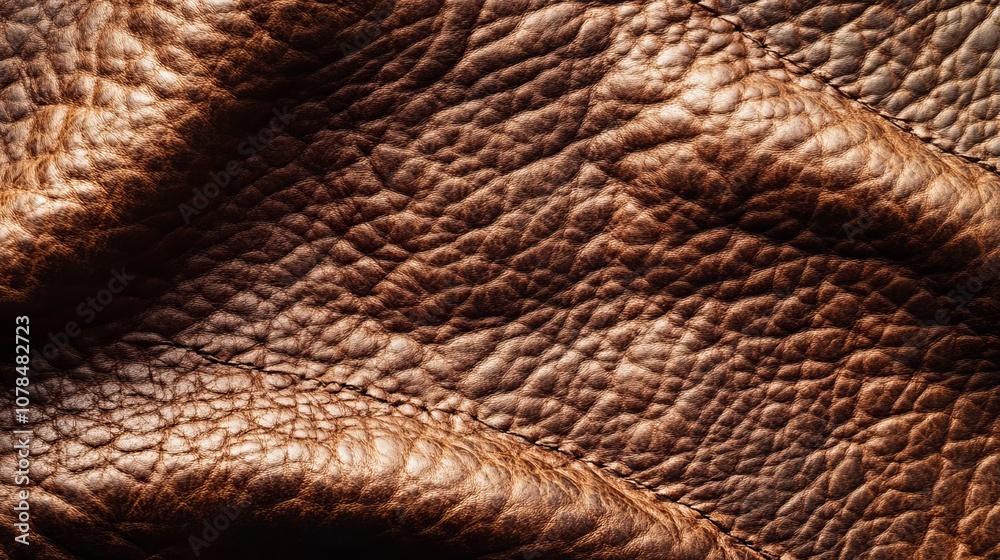 Luxury leather texture with a genuine pattern, featuring a rich brown skin background. Luxury leather texture with a genuine pattern, featuring a rich brown skin background.