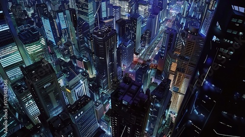 Cyberpunk City: A Neon - Lit Metropolis of Futuristic Anarchy and High - Tech Wonders