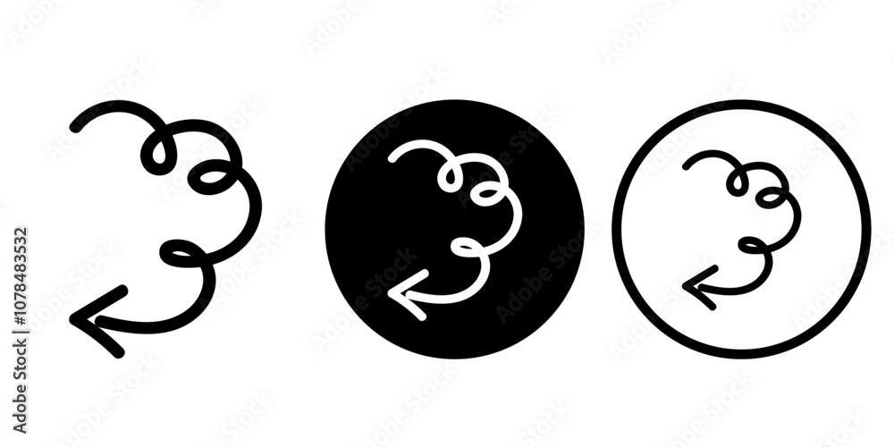 Arrows vectors icon set